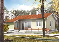Проект комфортного загородного дома C-054-1P